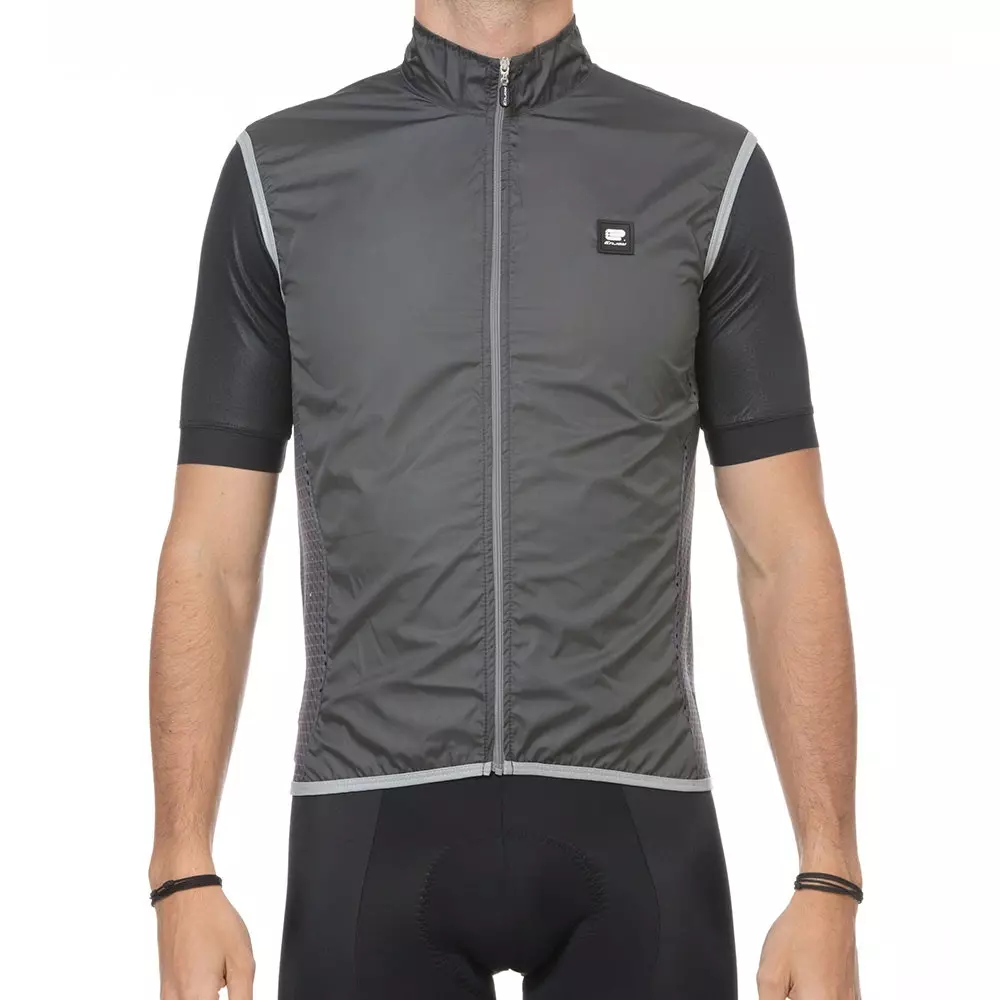 Enjoy Basics Chaleco Cortavientos All Grey Masculino 3 Enjoy Basics Chaleco Cortavientos All Grey Masculino