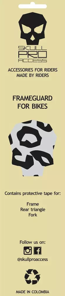 Combo Protector Para Marco De MTB Skull Pro Access - Jaguar + Guardabarro 4 Combo Protector Para Marco De MTB Skull Pro Access - Jaguar + Guardabarro - Imagen 2