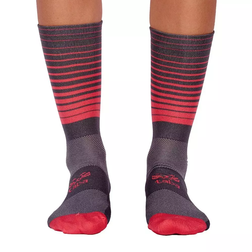 Taba Sport Media 7" Escala Gris Oscuro Y Coral 4 Taba Sport Media 7" Escala Gris Oscuro Y Coral - Imagen 2