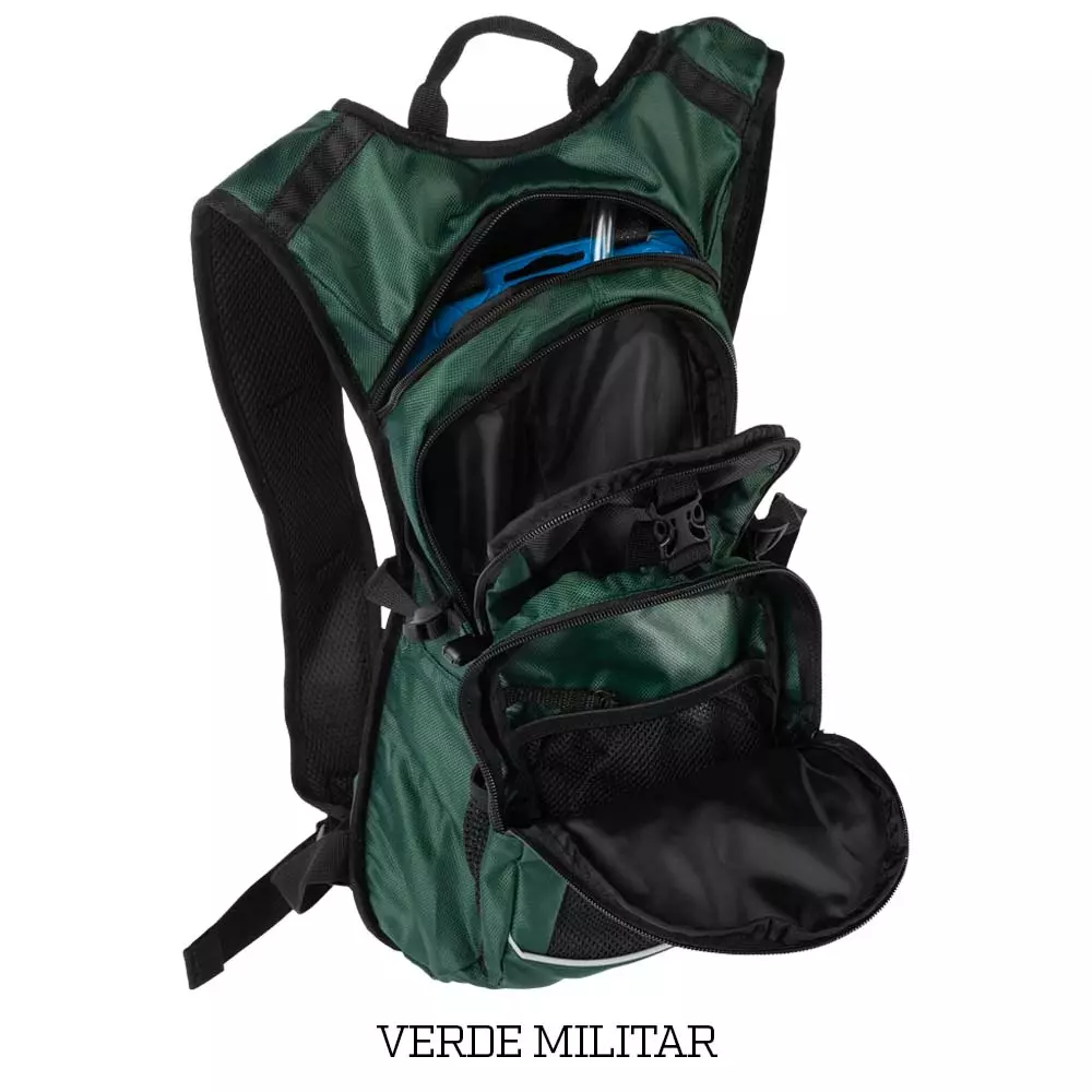 Bolso De Hidratación Fast Track - Verde/Militar GW 2 Litros 5 Bolso De Hidratación Fast Track - Verde/Militar GW 2 Litros - Imagen 3