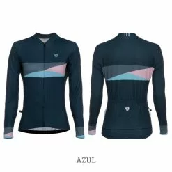 GW Camisa Manga Larga Mujer Crosswalk Azul