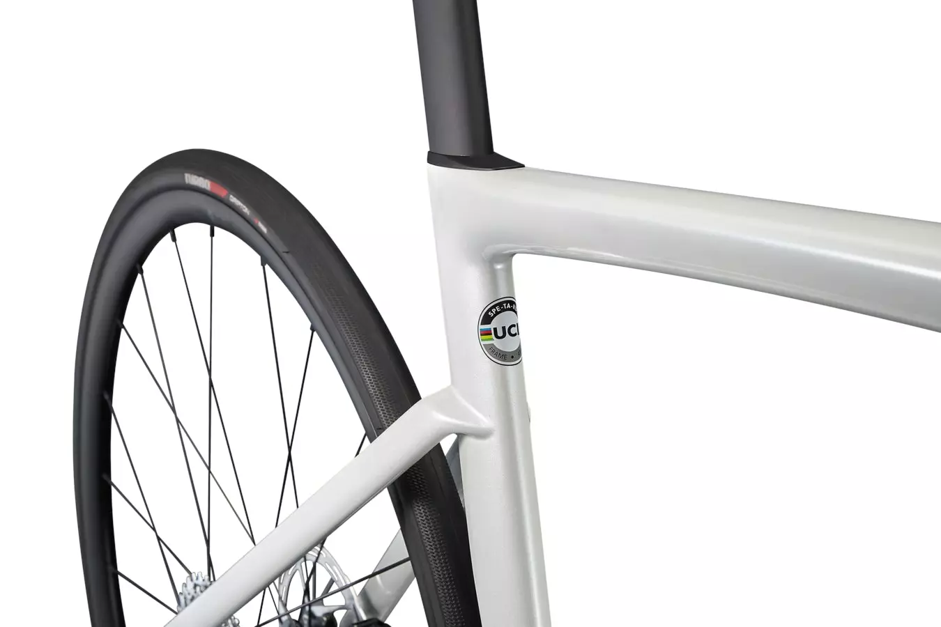 Bicicleta De Ruta Specialized 2022 Tarmac SL7 Comp - Rival ETap AXS / Blanco Metalizado 8 Bicicleta De Ruta Specialized 2022 Tarmac SL7 Comp - Rival ETap AXS / Blanco Metalizado - Imagen 6
