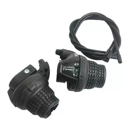 Cambios Tipo Moto Shimano 7 Velocidades Revoshifter Palancas 4 Cambios Tipo Moto Shimano 7 Velocidades Revoshifter Palancas - Imagen 2