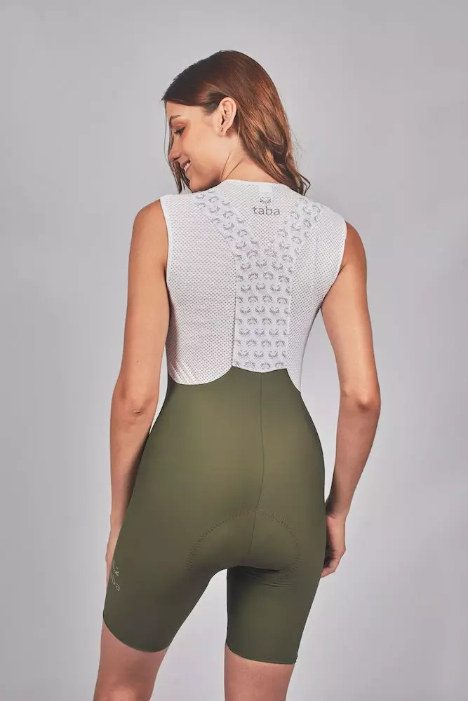 Taba Sport Pantaloneta De Ciclismo ELITE Seamless Olive Mujer 4 Taba Sport Pantaloneta De Ciclismo ELITE Seamless Olive Mujer - Imagen 2