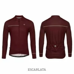 GW Camisa Manga Larga Hombre Half And Half Escarlata