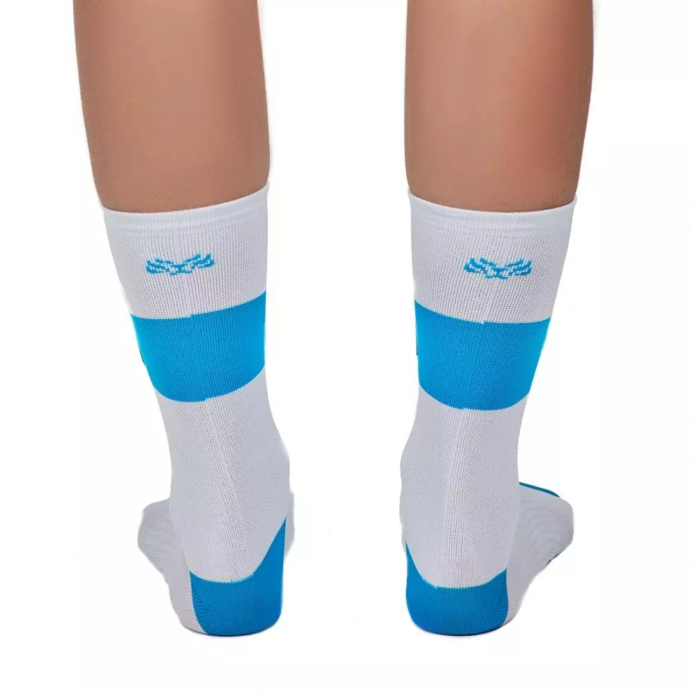 Taba Sport Media Ciclismo Franja Blanco Turqueza 4 Taba Sport Media Ciclismo Franja Blanco Turqueza - Imagen 2