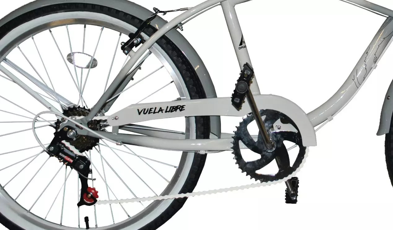 Dragon Fly Dragon-Fly Bicicleta Kalamari - Gris / Crema 4 Dragon Fly Dragon-Fly Bicicleta Kalamari - Gris / Crema - Imagen 2