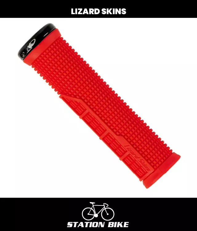 Mangos Mtb Lock On Machine Lizard Skins Negro/Rojo 4 Mangos Mtb Lock On Machine Lizard Skins Negro/Rojo - Imagen 2
