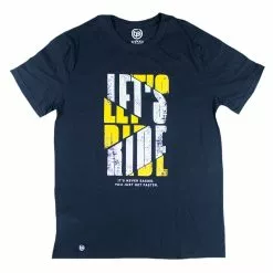 Triptico Camiseta De Ciclismo Negra Lets Bike