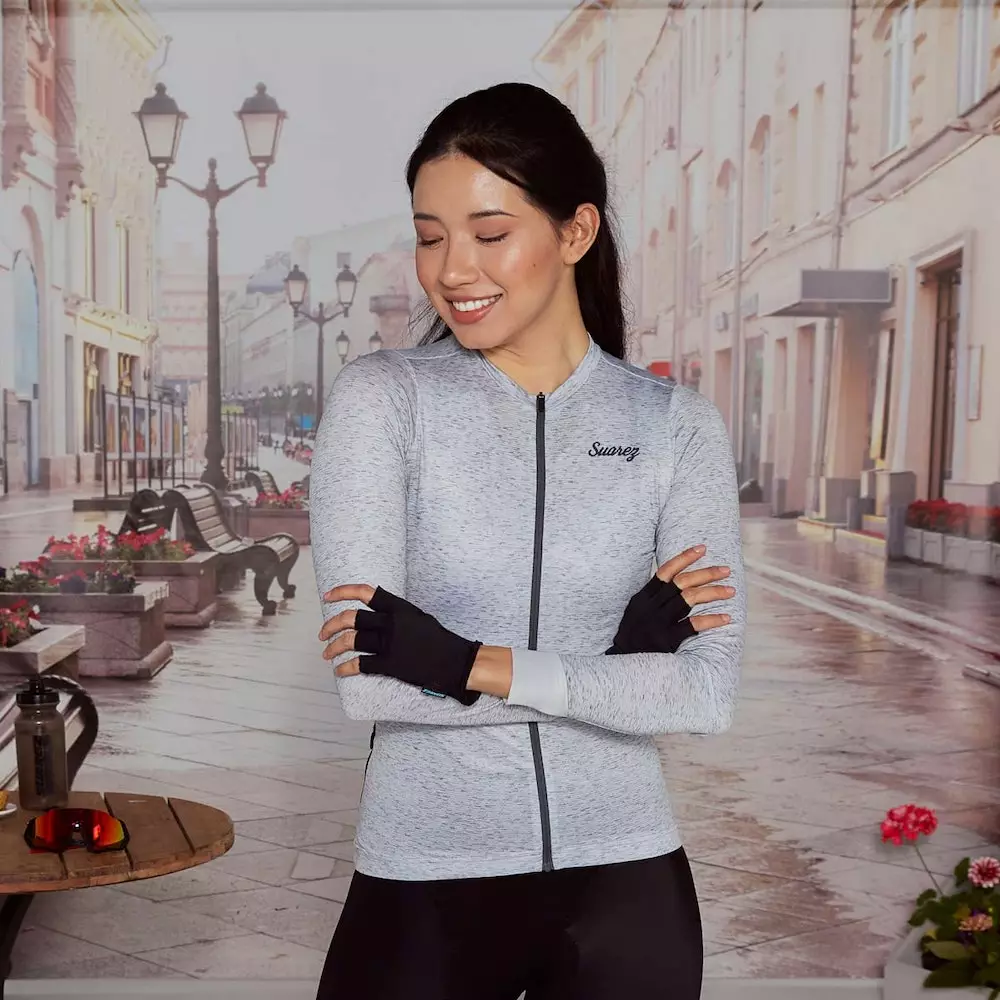 Suarez Jersey De Ciclismo Mujer Sage 5 Suarez Jersey De Ciclismo Mujer Sage - Imagen 3