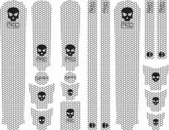 Combo Protector Para Marco De MTB Skull Pro Access - Panal Transparente + Guardabarro