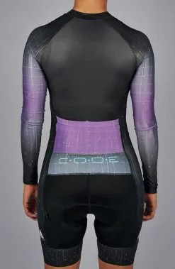 Code Enterizo Manga Larga De Ciclismo - Dama - Negro - Purpura -Bicicletas Ventas sUa5ubTZOmUyEpd6cosFyGx Y