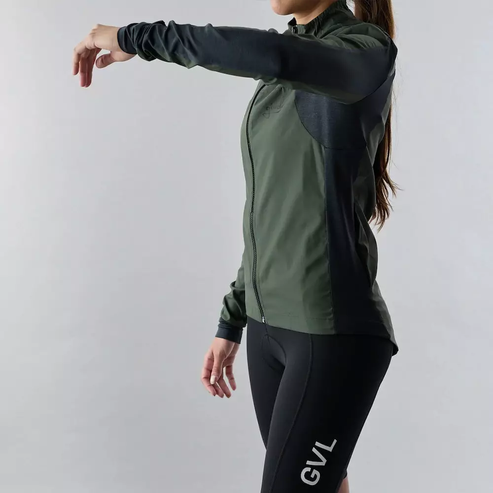 Givelo Chaqueta Mujer Quick Free Verde Militar 6 Givelo Chaqueta Mujer Quick Free Verde Militar - Imagen 4