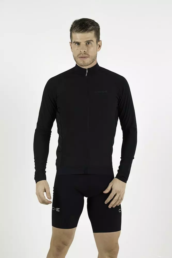 Code Chaqueta Cortavientos Negra - Hombre Hidrofobica 5 Code Chaqueta Cortavientos Negra - Hombre Hidrofobica - Imagen 3