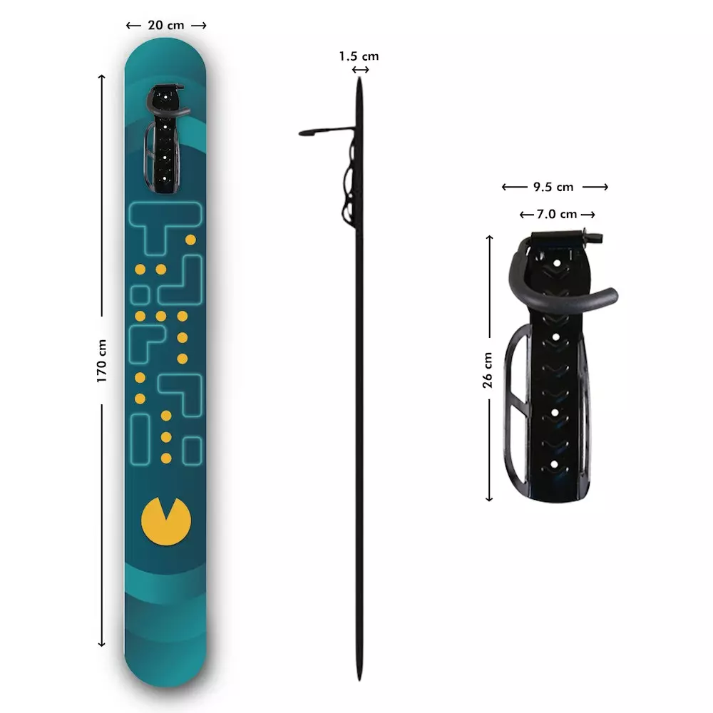 Luha Soporte Pared Para Bicicleta Diseño The Pacman Route 3 Luha Soporte Pared Para Bicicleta Diseño The Pacman Route