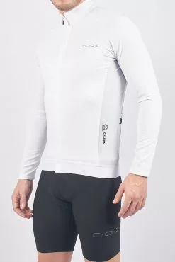 Code Chaqueta Cortavientos Blanca - Hombre