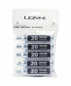 Lezyne Paquete 5 Botellas Co2 20g