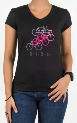 Code Camiseta Urbana Ride Black - Dama