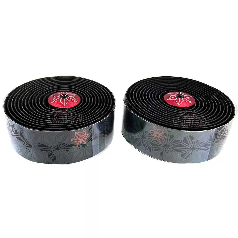 Cinta Manubrio Supacaz Negro Con Rojo Bicicleta De Ruta 8 Cinta Manubrio Supacaz Negro Con Rojo Bicicleta De Ruta - Imagen 6