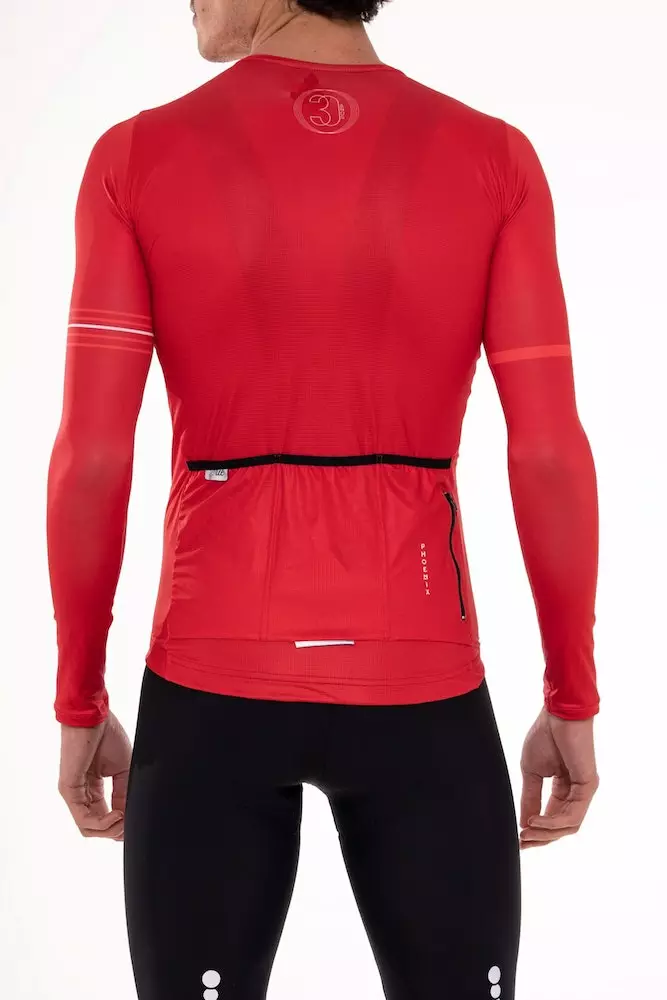 Zerie Jersey Hombre Phoenix Red M/L 5 Zerie Jersey Hombre Phoenix Red M/L - Imagen 3