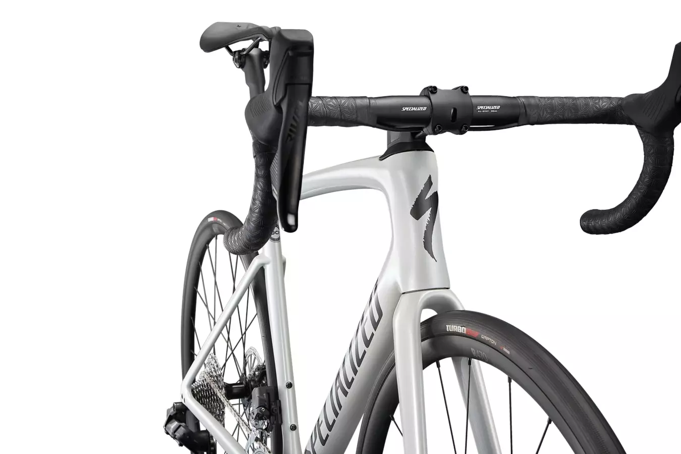 Bicicleta De Ruta Specialized 2022 Tarmac SL7 Comp - Rival ETap AXS / Blanco Metalizado 7 Bicicleta De Ruta Specialized 2022 Tarmac SL7 Comp - Rival ETap AXS / Blanco Metalizado - Imagen 5
