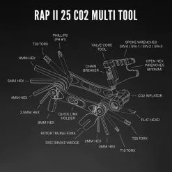 Multiherramienta Lezyne RAP II 25 CO2 BLACK ANTI CORROSION -Bicicletas Ventas wzAdEc3 ZdXWH4bnNmhJlh5vQ