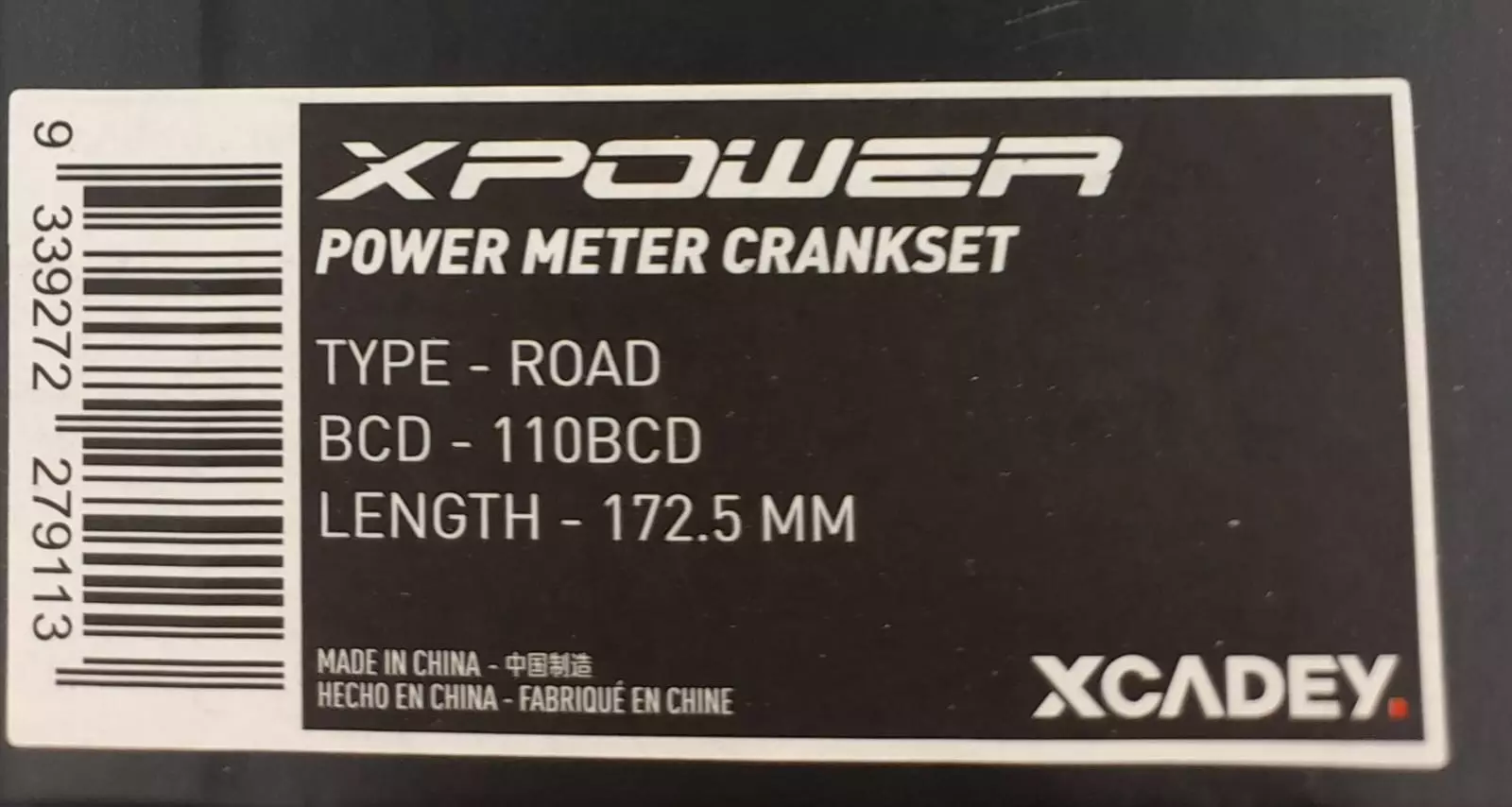 POTENCIÓMETRO XCADEY ARAÑA Para Ruta 3-5-110 BIELA 172.5mm COMPATIBLE SRAM (incluye Araña Y Bielas No Incluye Platos) 9 POTENCIÓMETRO XCADEY ARAÑA Para Ruta 3-5-110 BIELA 172.5mm COMPATIBLE SRAM (incluye Araña Y Bielas No Incluye Platos) - Imagen 7