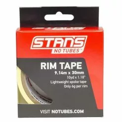 Stan's No Tubes Cinta Rin Amarilla 30Mm -28Mm X 9.14M